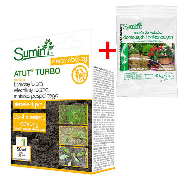 ATUT TURBO 50ML + Plantacote long-acting fertilizer for free