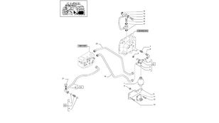 Złączka hydrauliczna  47130867 other hydraulic spare part for New Holland T6010 T6090 T6070 T7230 wheel tractor