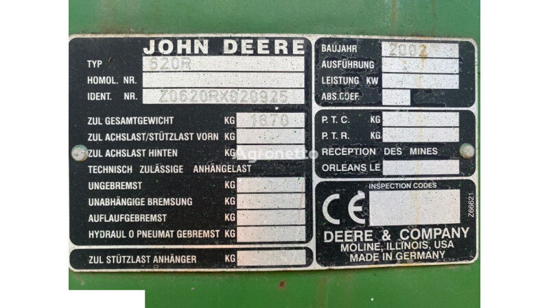 John Deere 620r sensor for John Deere 620r grain header