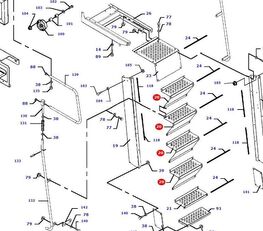 D45019500 signal for Massey Ferguson  MF 30 32 grain harvester