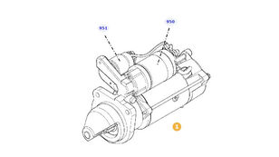 Fendt 828 Vario F340900060010 starter